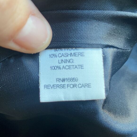 J. MCLAUGHLIN Wool Cashmere Blend Embroidered Dot Skirt - Black 8 - Picture 7 of 7